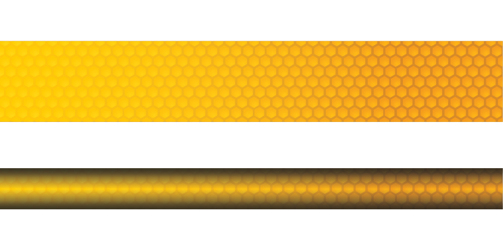 White Water Archery Honeycomb Fade 2 Bee Arrow Wraps – 15 Pack, Custom Length & Width, USA Made
