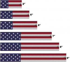 White Water Archery For God and Country American Flag Fade Arrow Wraps 15 Pc 