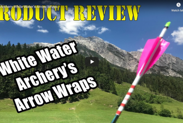 White Water Archery Matte Finish Solid Blue Icon Arrow Wraps - 15-Pack, Made In USA
