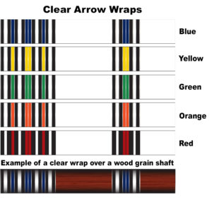 7" Details about   KG Archery Arrow Wraps Various Designs 3 widths 