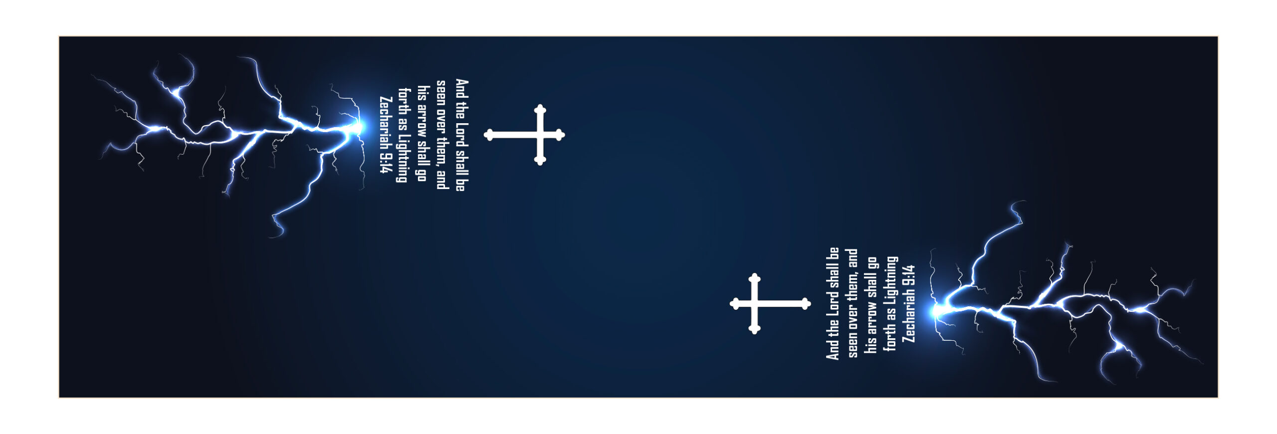 Lightning Bolt Cross Zechariah 9:14 Stabilizer Wrap - Image 2