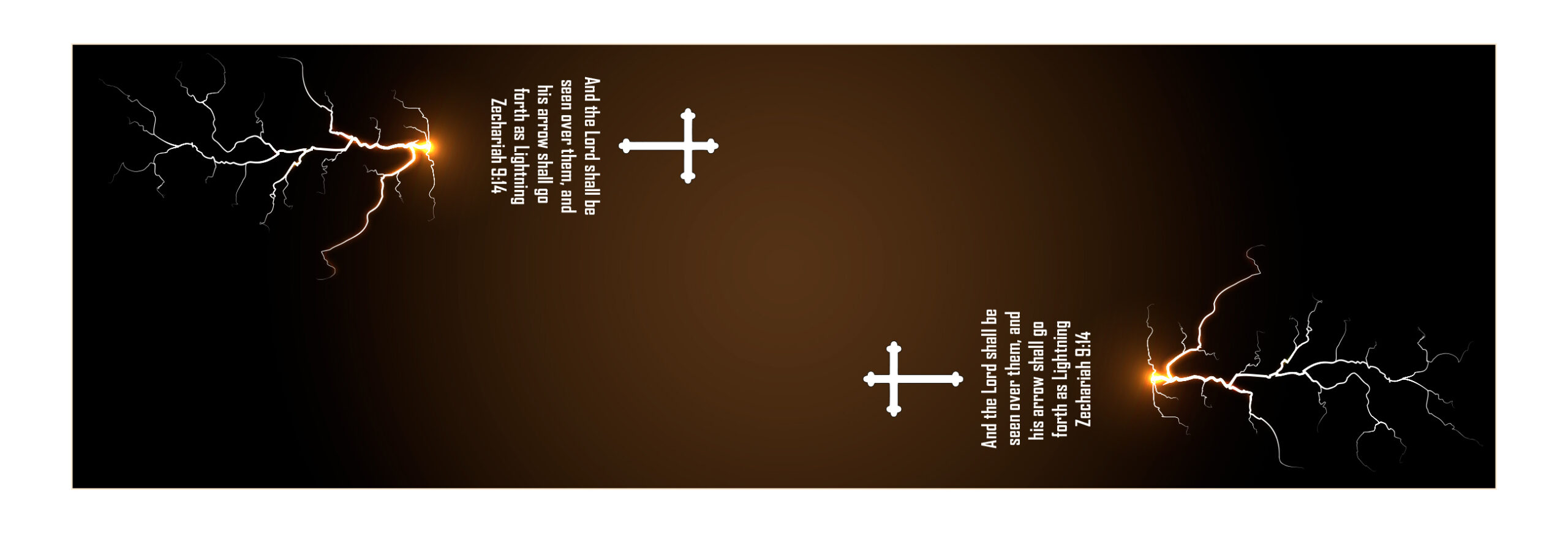 Lightning Bolt Cross Zechariah 9:14 Stabilizer Wrap - Image 3