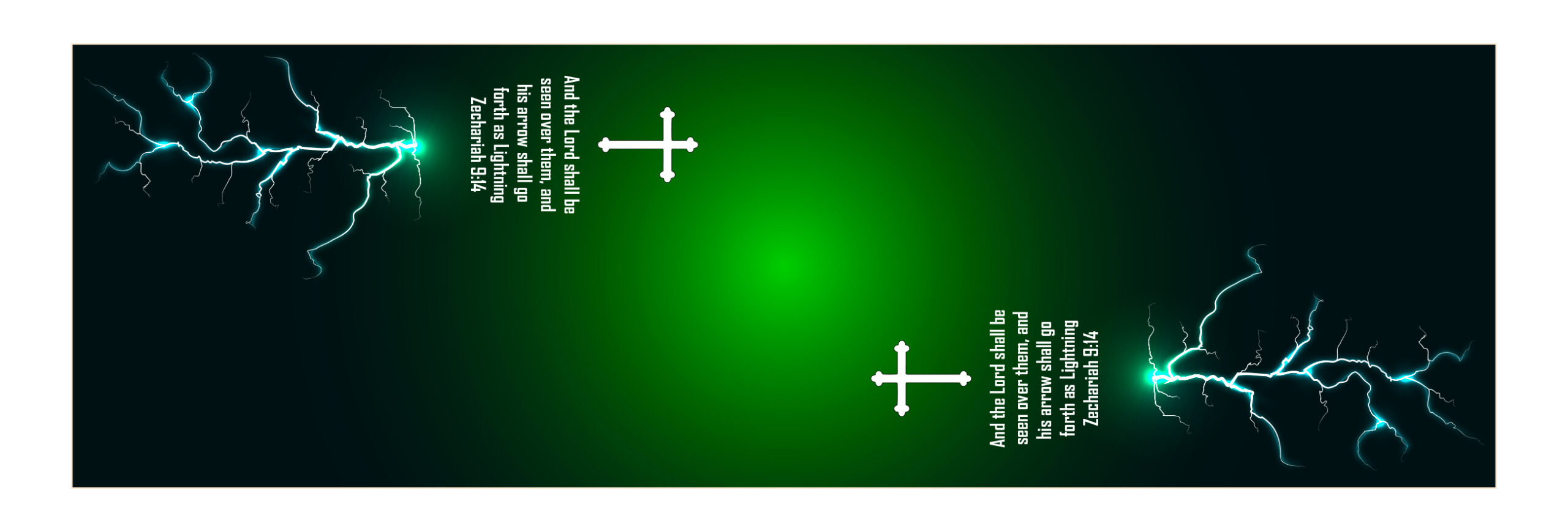 Lightning Bolt Cross Zechariah 9:14 Stabilizer Wrap - Image 4