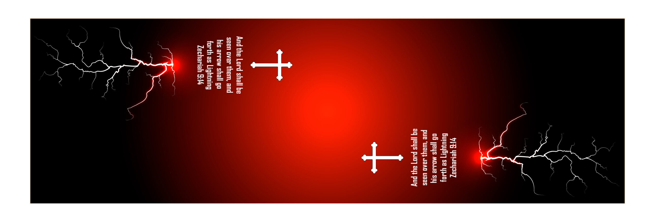 Lightning Bolt Cross Zechariah 9:14 Stabilizer Wrap - Image 5