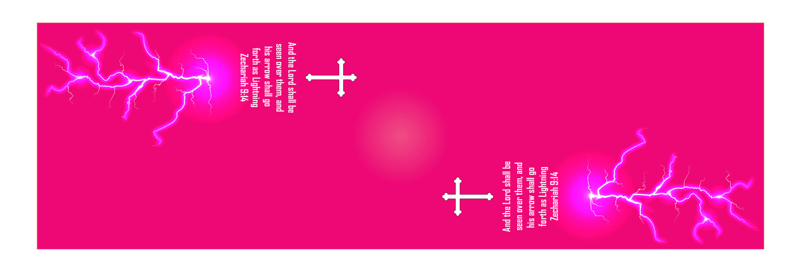 Lightning Bolt Cross Zechariah 9:14 Stabilizer Wrap - Image 6