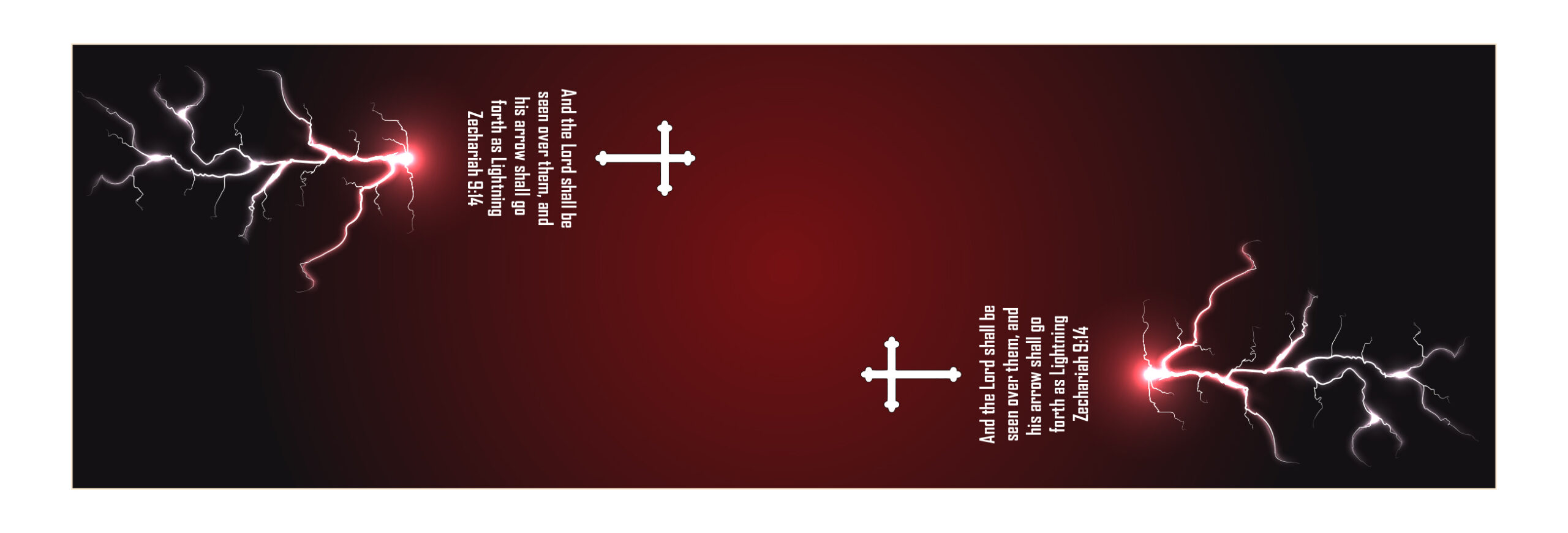 Lightning Bolt Cross Zechariah 9:14 Stabilizer Wrap - Image 7