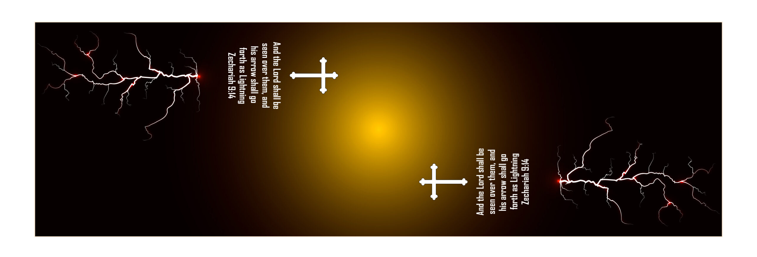 Lightning Bolt Cross Zechariah 9:14 Stabilizer Wrap - Image 9