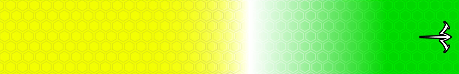 Bright Yellow and Green Open Honeycomb V2 Fade Arrow Wraps | White ...