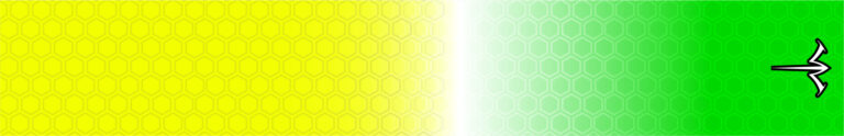 Bright Yellow and Green Open Honeycomb V2 Fade Arrow Wraps | White ...