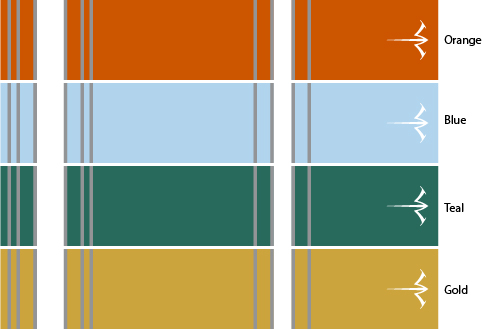 Traditional 41 Old School Color Arrow Wraps