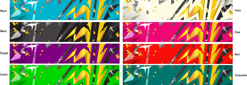 Abstract Racing Arrow Wraps