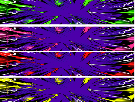 Comic Blast Arrow Wraps