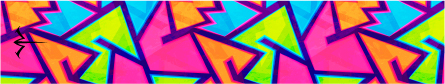 Neon Graffiti Arrow Wraps
