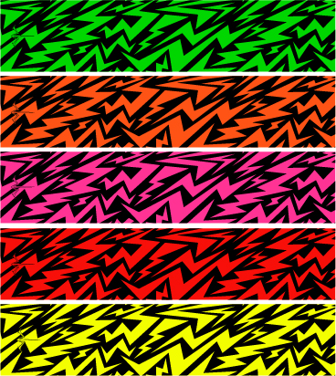 Fluorescent Bolt Solid Arrow Wrap
