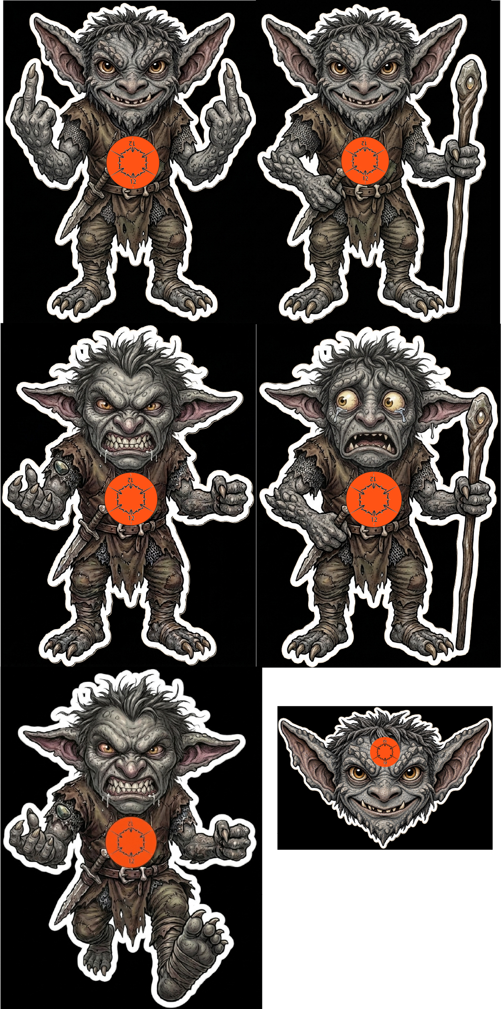 Goblin Target Wraps with ASA 12 Ring Target Decals